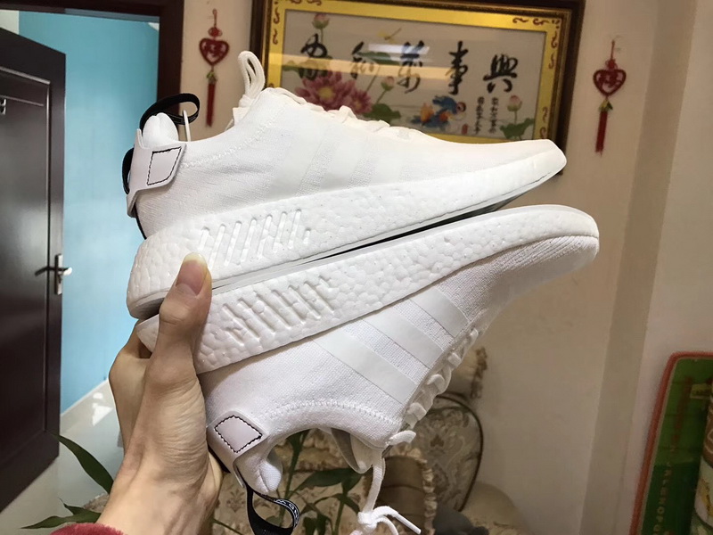 Autnentic Adidas NMD R2 Boost Pure White